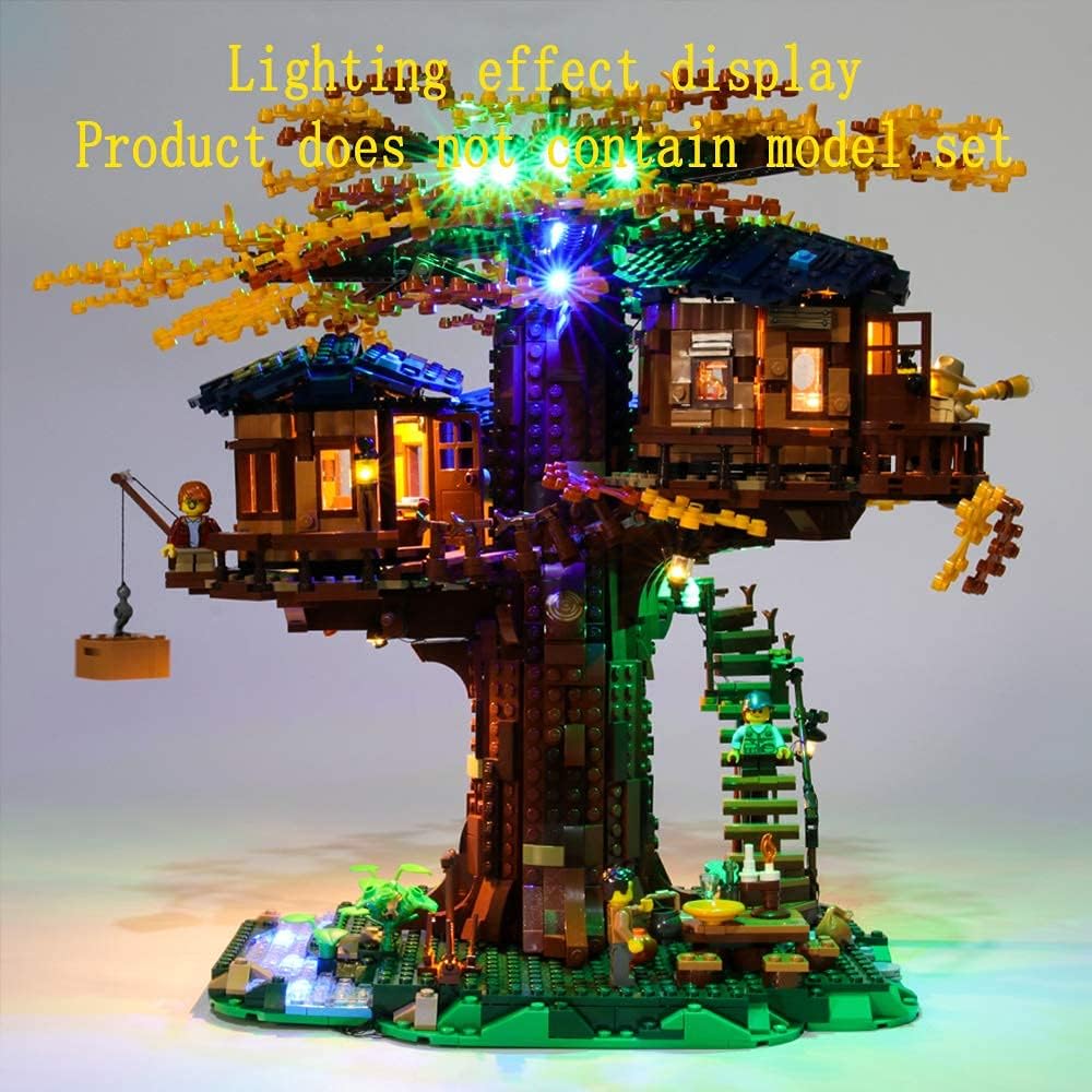 Foto 5 | Kit De Luces Led Para Bloques De Construcción Lego 21318 Treehouse - Venta Internacional.