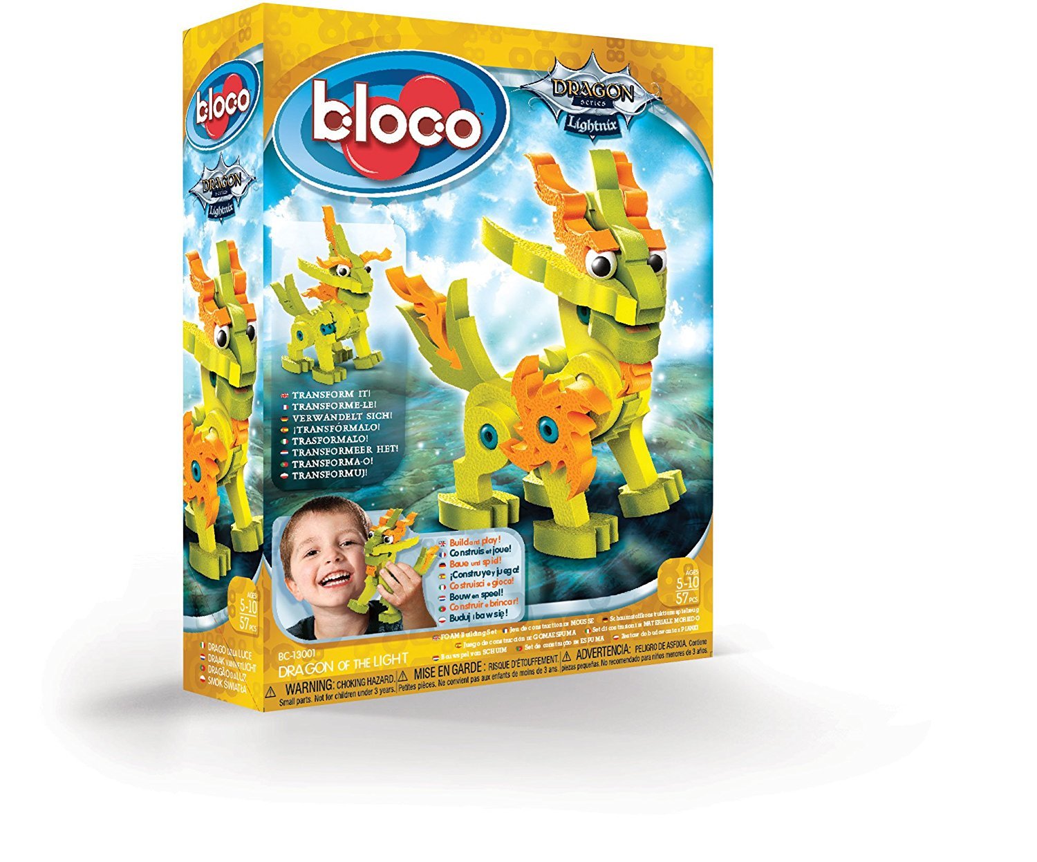 Foto 3 pulgar | Kit De Construcción Toy Bloco Toys Lightnix Dragon Of The Light - Venta Internacional.