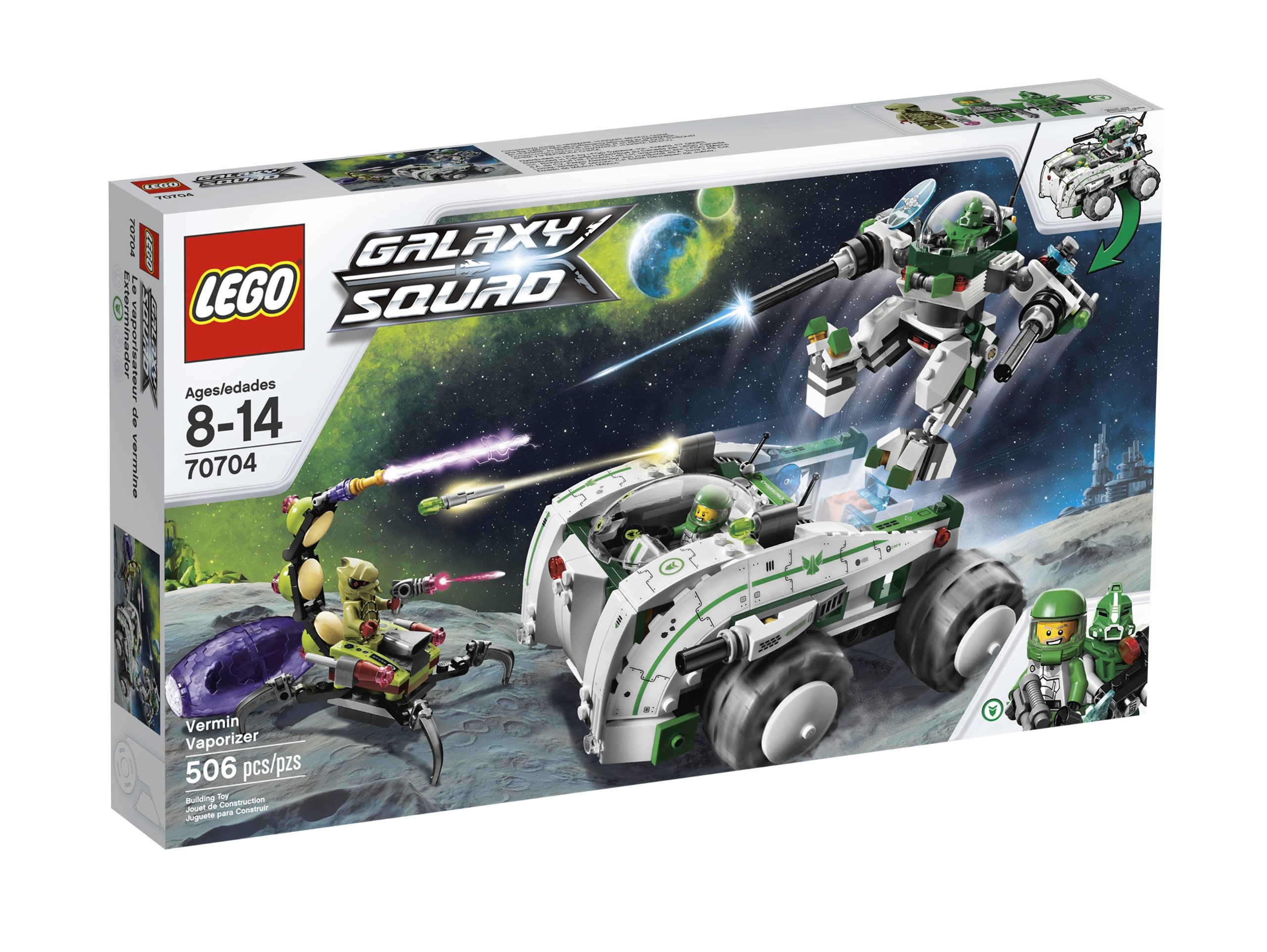 Vaporizador Space Vermin 70704 Lego con 3 Minifiguras - Venta Internacional