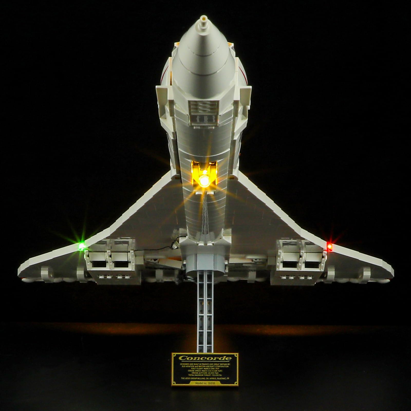 Foto 4 | Kit de Iluminación Briksmax para Lego Icons Concorde 10318 Set - Venta Internacional