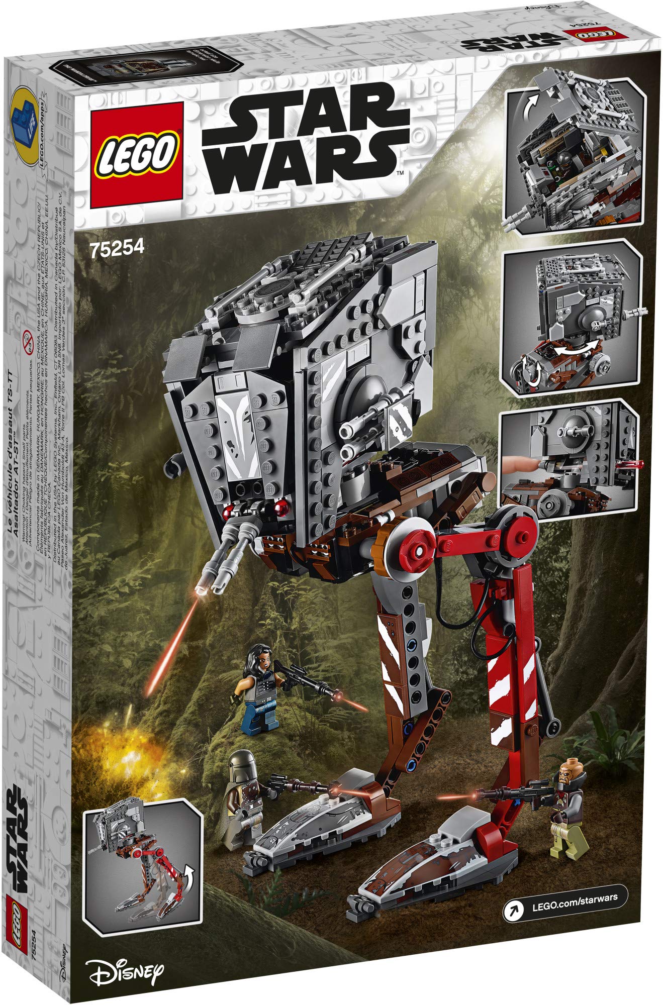 Foto 4 | Kit de Construcción Lego Star Wars AT-ST Raider 75254 con 540 Piezas - Venta Internacional