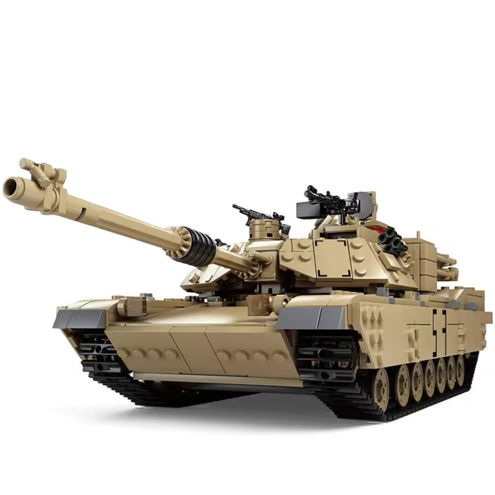 Juego de Tanques Militar Modelo Feleph M1a2 A Escala 1:28 1463 Piezas - Venta Internacional