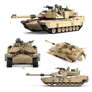 Foto 3 | Juego de Tanques Militar Modelo Feleph M1a2 A Escala 1:28 1463 Piezas - Venta Internacional