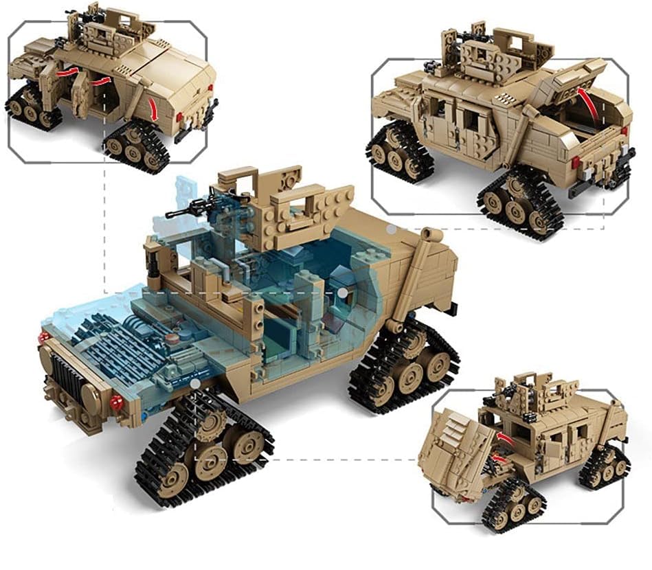 Foto 7 pulgar | Juego de Tanques Militar Modelo Feleph M1a2 A Escala 1:28 1463 Piezas - Venta Internacional