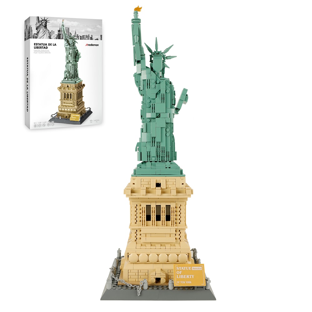 Bloques De Construcción Compatibles Con Lego Estatua De La Libertad, Redlemon $1,199