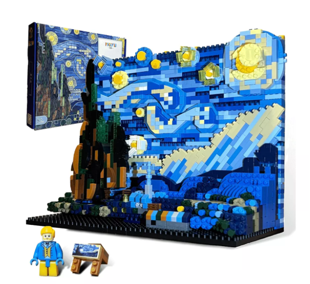 Mini Bloques Y Figuras Wünd Para Van Gogh La Noche Estrellada