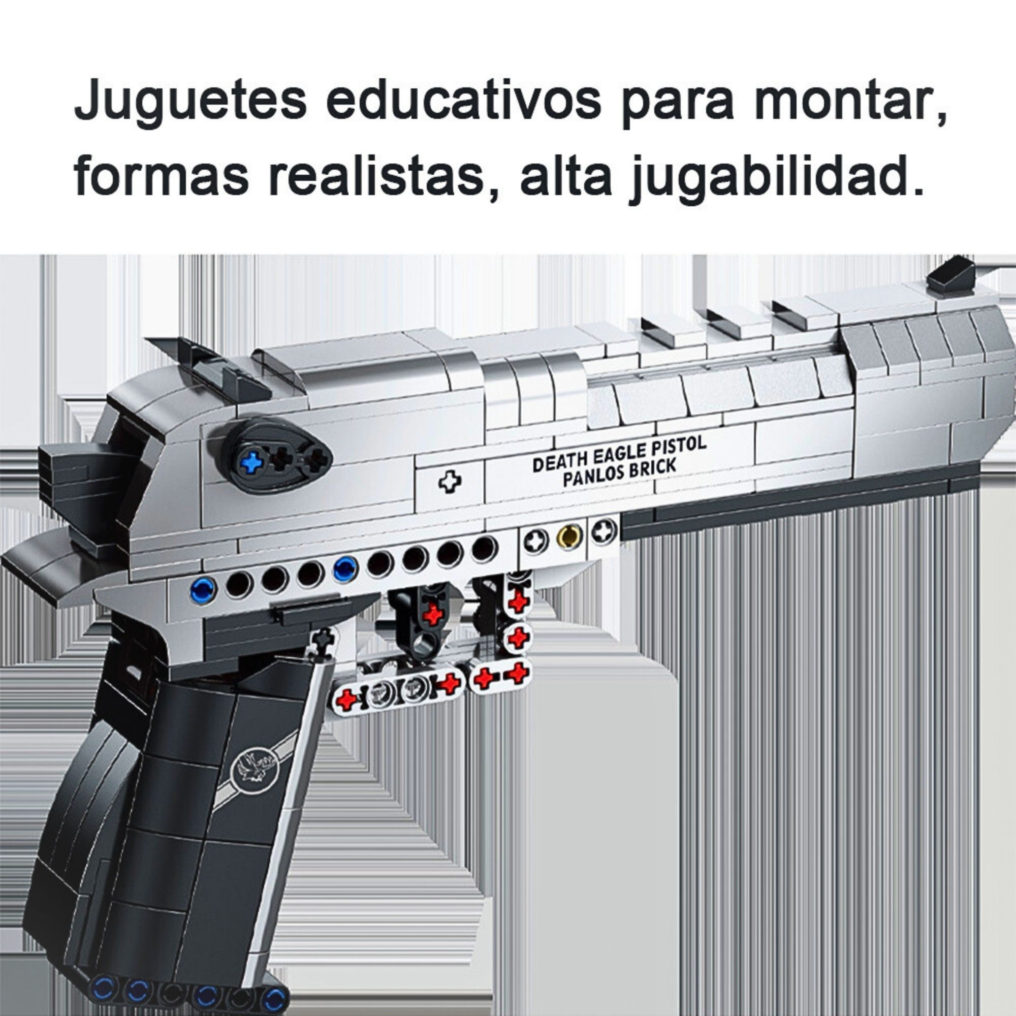 Foto 4 pulgar | Pistola Desert  Juguete Bloques Construcción Juego 3d