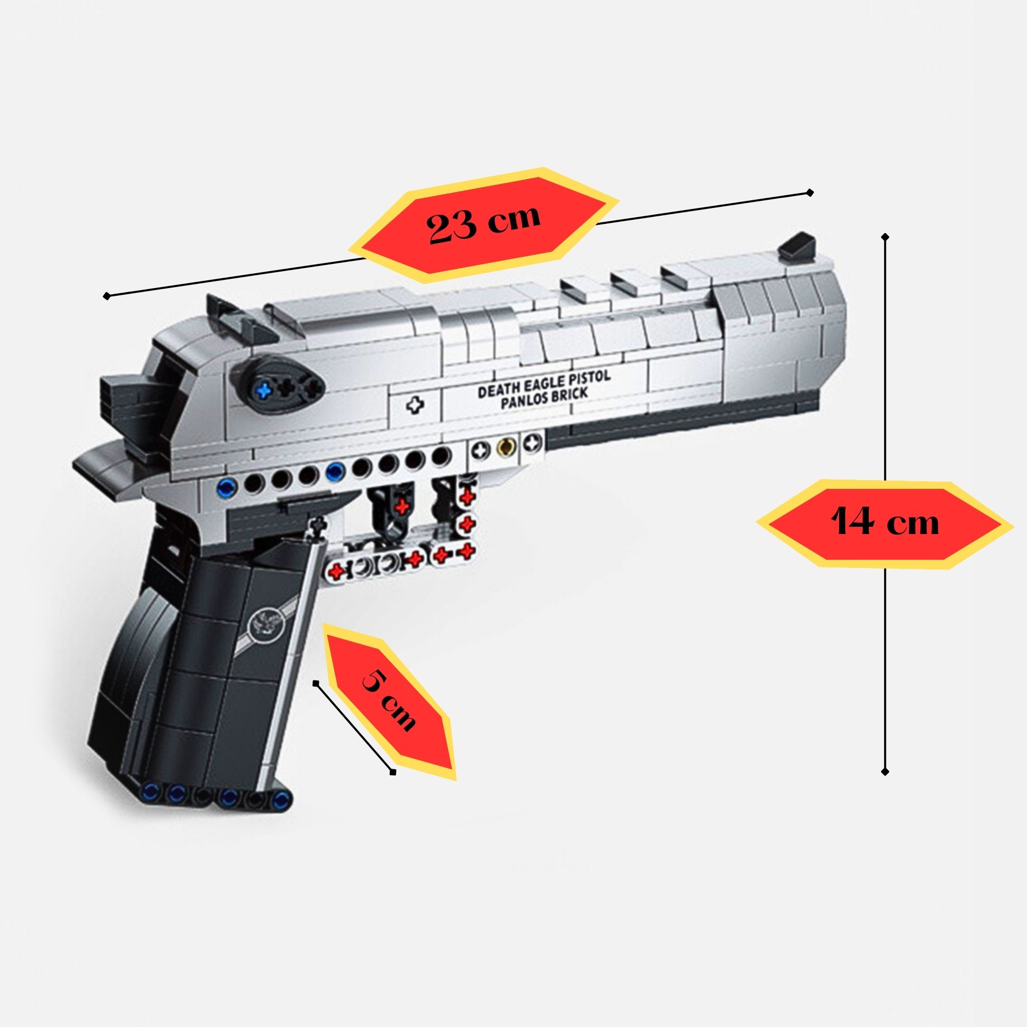 Foto 4 | Pistola Desert  Juguete Bloques Construcción Juego 3d