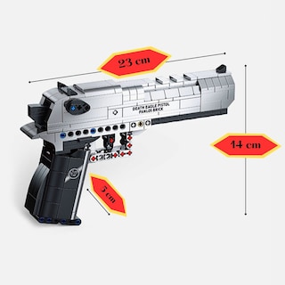 Foto 4 | Pistola Desert Juguete Bloques Construcción Juego 3d