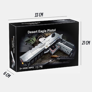 Foto 8 | Pistola Desert Juguete Bloques Construcción Juego 3d