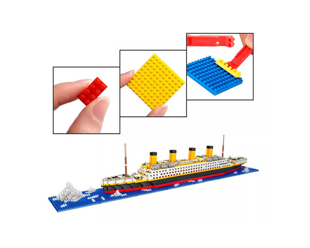 Foto 3 | Bloques De Costruccion Del Titanic