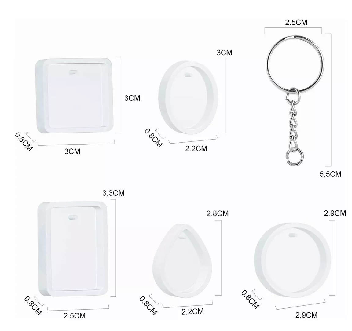 Foto 4 pulgar | Molde para Collar Belug  de Silicona 120 piezas