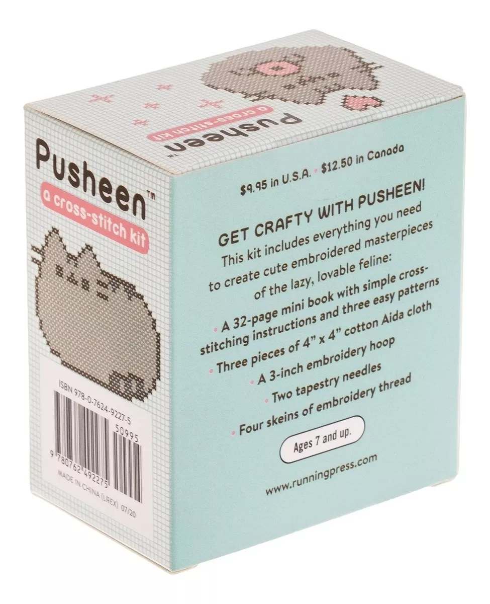 Foto 3 pulgar | Set de Bordado Punto de Cruz Gato Pusheen A Cross-stitch Kit