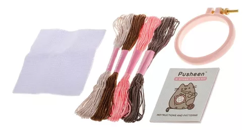Foto 4 pulgar | Set de Bordado Punto de Cruz Gato Pusheen A Cross-stitch Kit