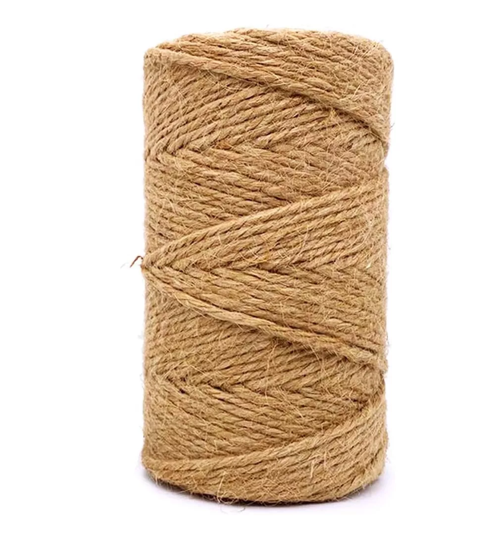 Foto 4 pulgar | Decorativo Natural Yute Mecate Para Decorar Manualidad 4 Pzs Cafe