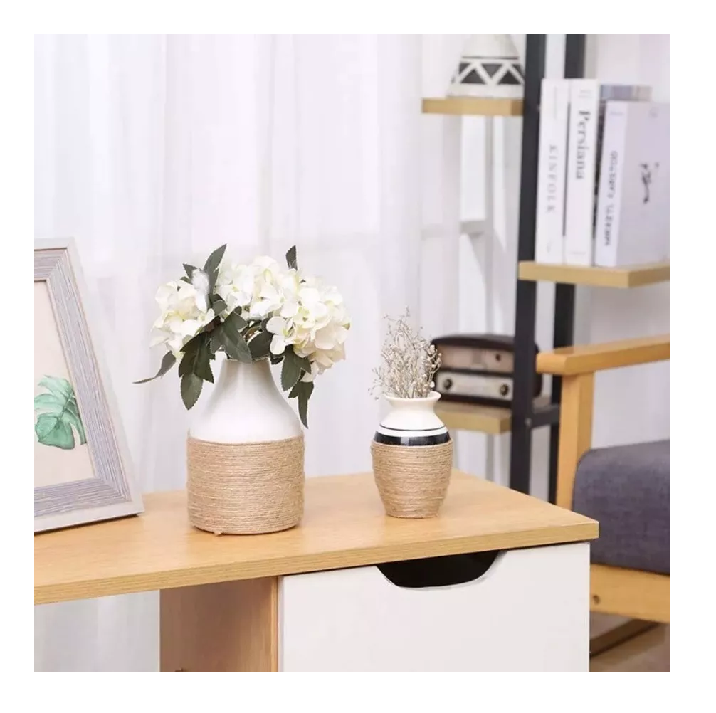 Foto 6 pulgar | Decorativo Natural Yute Mecate Para Decorar Manualidad 3 Pzs Cafe
