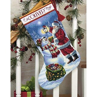 Foto 4 | Dimensiones Del Kit De Punto De Cruz Holiday Glow Stocking 70-08952 - Venta Internacional.