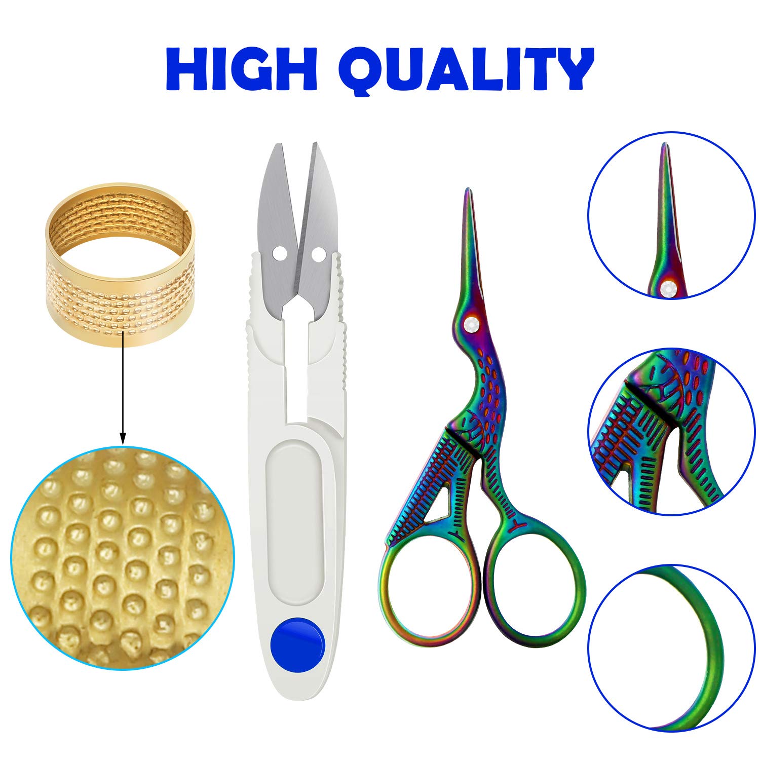 Foto 5 pulgar | Kit de Bordado Mudder 53 Piezas Azul - Venta Internacional