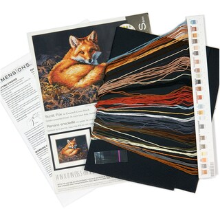 Foto 5 | Set de Bordado Dimensiones Sunlit Fox 14 Unidades Black Aida - Venta Internacional