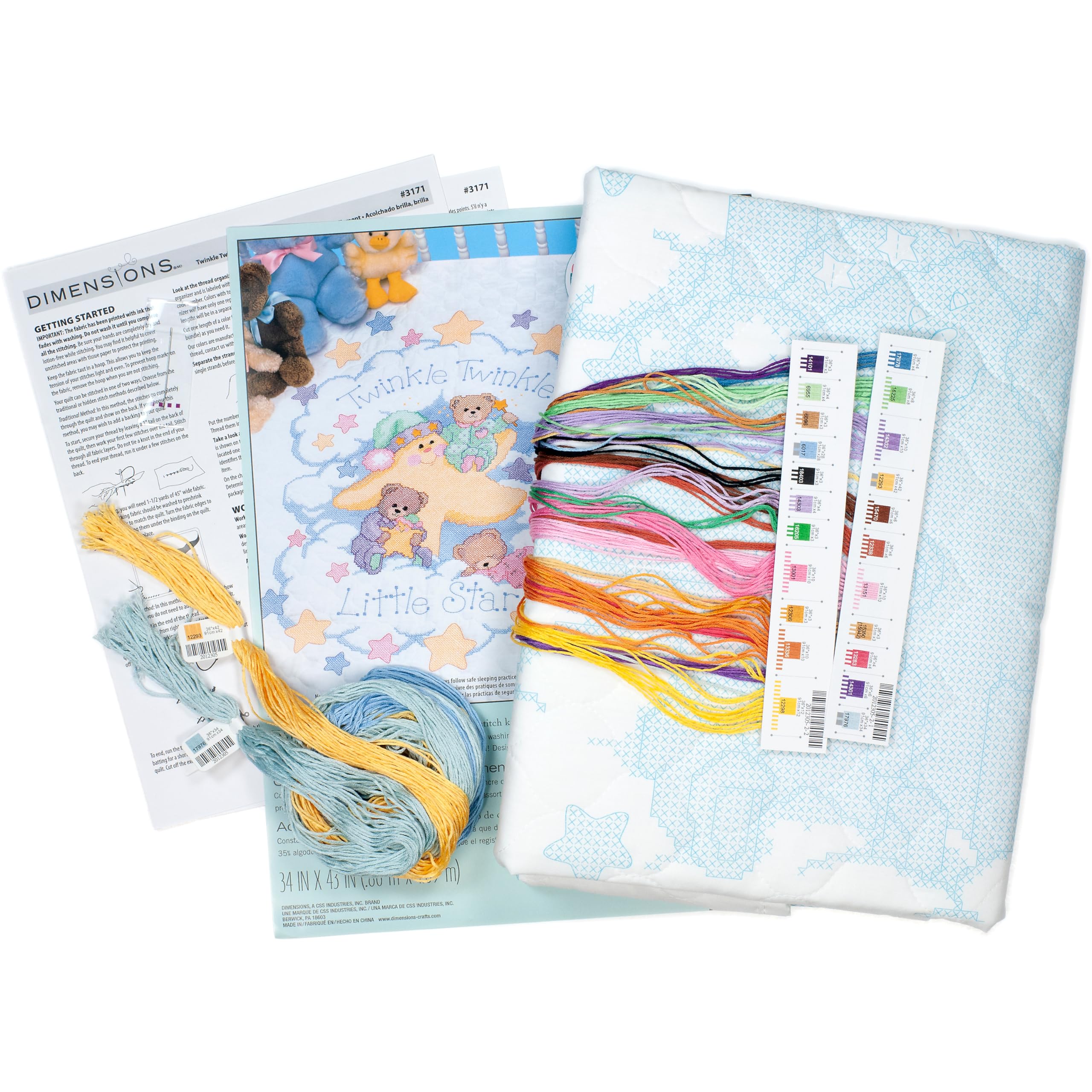 Foto 4 pulgar | Kit de Borado Cruz Twinkle Twinkle 34x43 Pulgadas - Venta Internacional