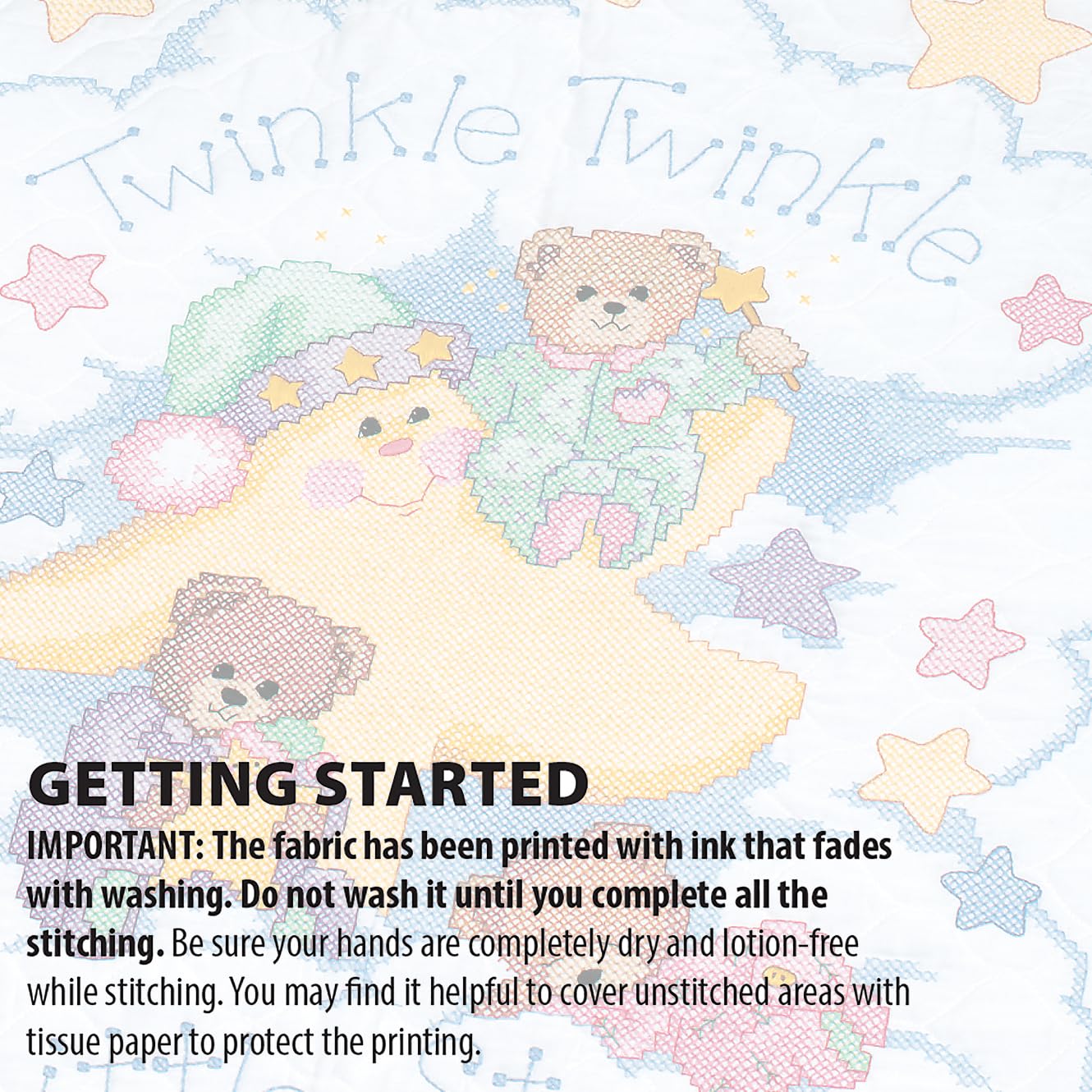 Foto 6 pulgar | Kit de Borado Cruz Twinkle Twinkle 34x43 Pulgadas - Venta Internacional