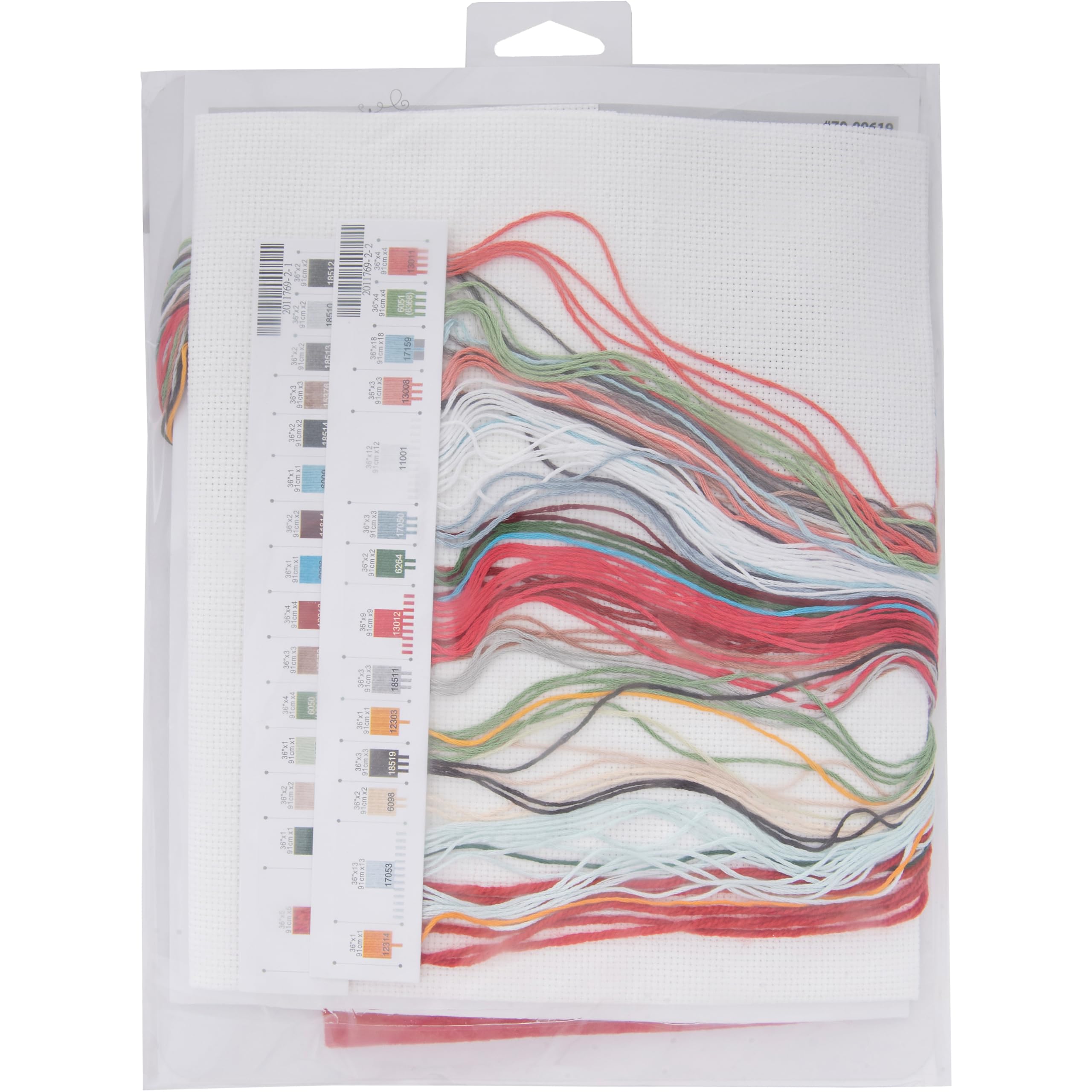 Foto 2 | Dimensiones Del Kit De Punto De Cruz, Calcetín Holiday Farm: 16 Cm - Venta Internacional.