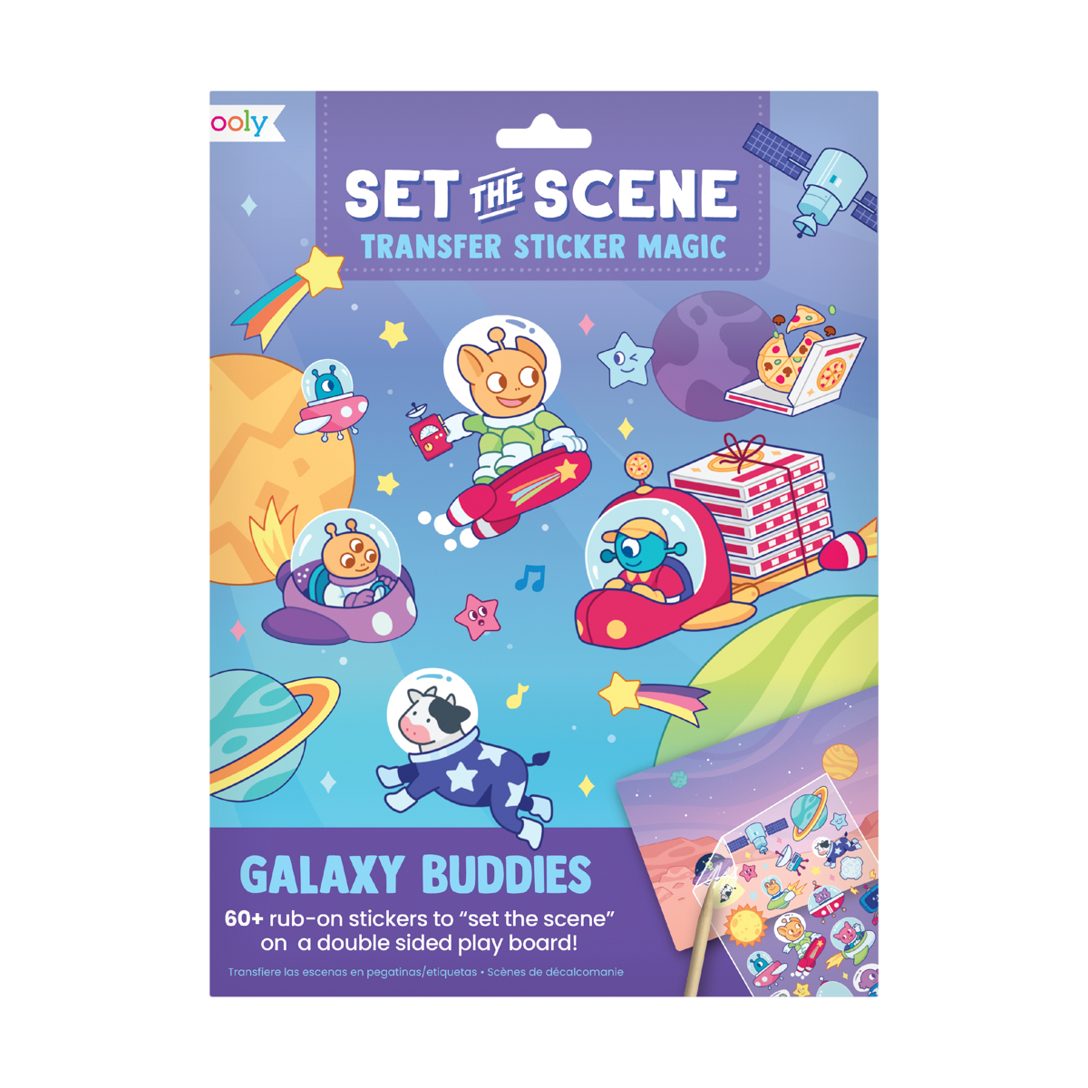 Pegatinas Mágicas Galaxy Buuddies Ooly Multicolor