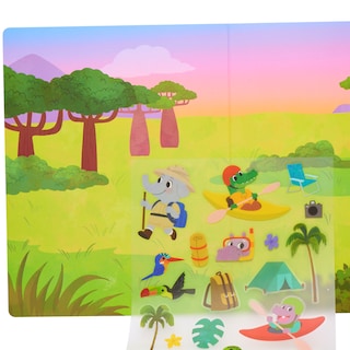 Foto 2 | Pegatinas Mágicas Viaje a la Jungla Ooly Multicolor