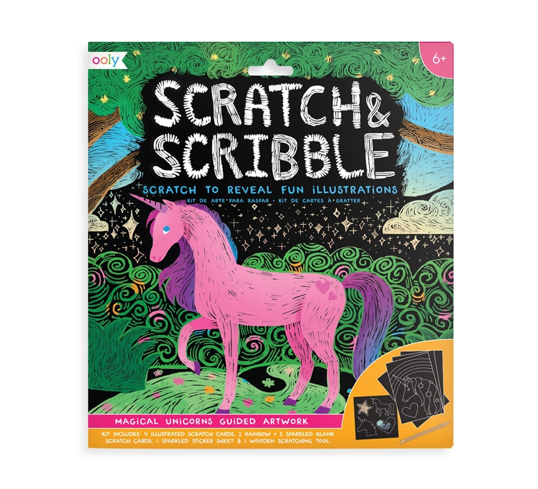 Foto 1 | Rasca y Descubre Unicornios Ooly Multicolor con 10 Piezas