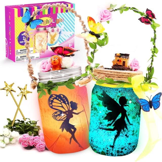 Venta Internacional - Farol De Hadas Alritz De Craft Kit Con Luz Nocturna Con Mando A Distancia