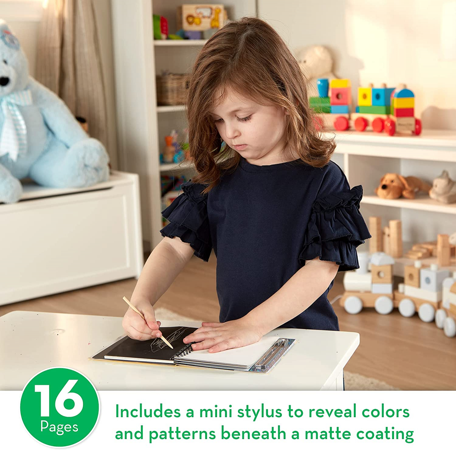 Foto 2 | Bloc de Dibujos para Dibujar de Melissa & Doug Scratch - Venta Internacional