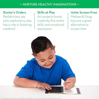 Foto 3 | Bloc de Dibujos para Dibujar de Melissa & Doug Scratch - Venta Internacional