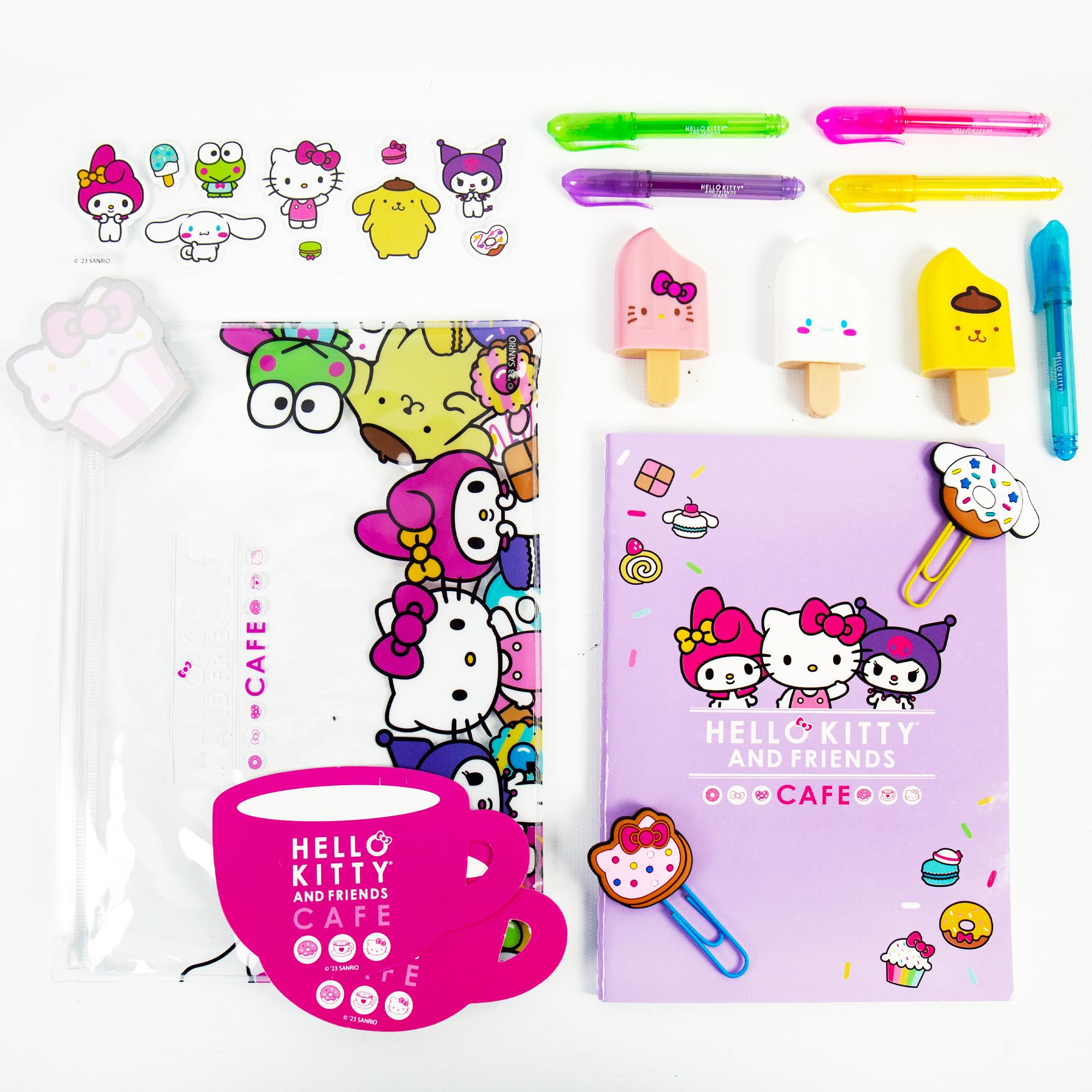 Foto 3 pulgar | Set de Papelería Hello Kitty & Friends Café 22 Piezas - Venta Internacional