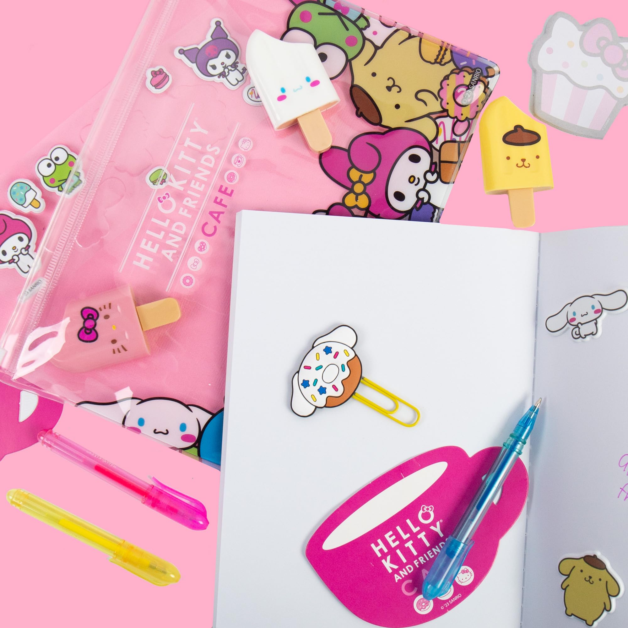 Foto 4 | Set de Papelería Hello Kitty & Friends Café 22 Piezas - Venta Internacional