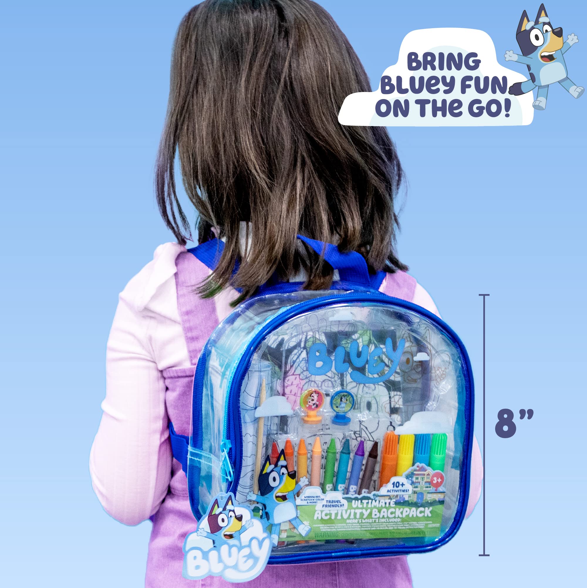 Foto 6 pulgar | Mochila De Actividades Bluey Ultimate Con Protectores Solares Y Pegatinas - Venta Internacional.