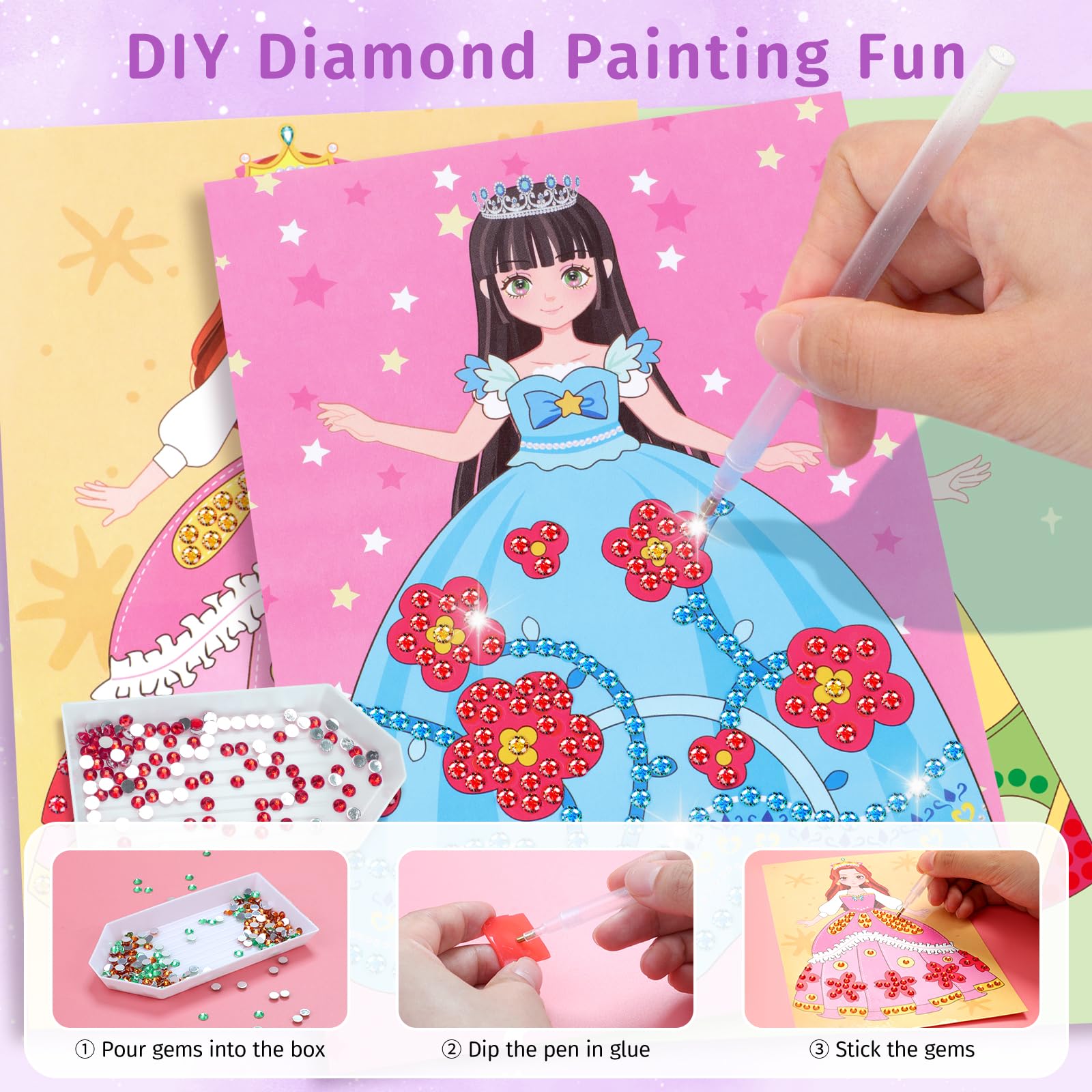 Foto 5 pulgar | Kit De Manualidades Perryhome Diy Paper Arts & Crafts Para Niños - Venta Internacional.