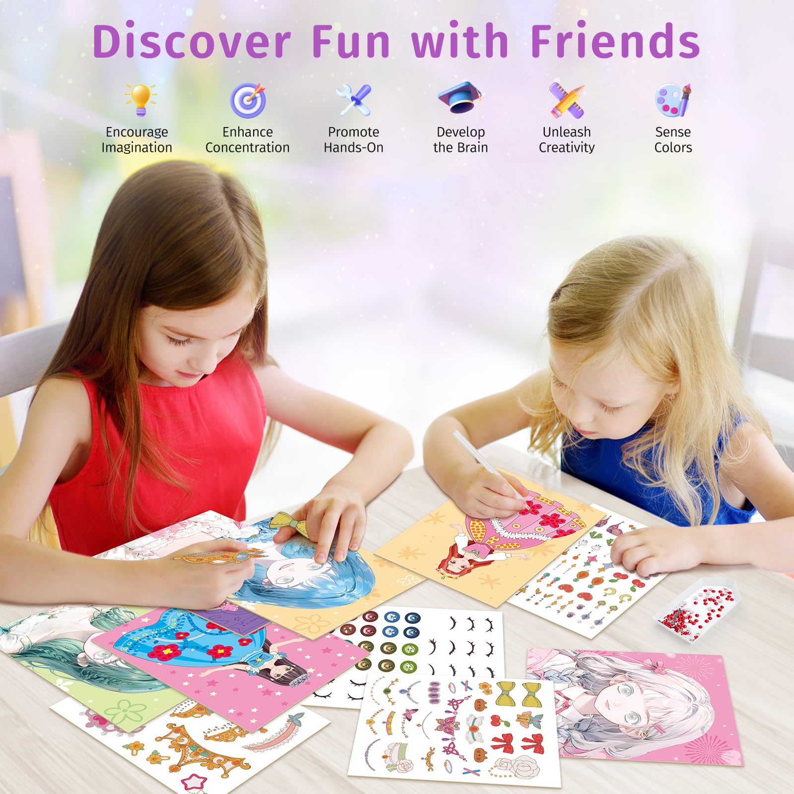 Foto 6 pulgar | Kit De Manualidades Perryhome Diy Paper Arts & Crafts Para Niños - Venta Internacional.
