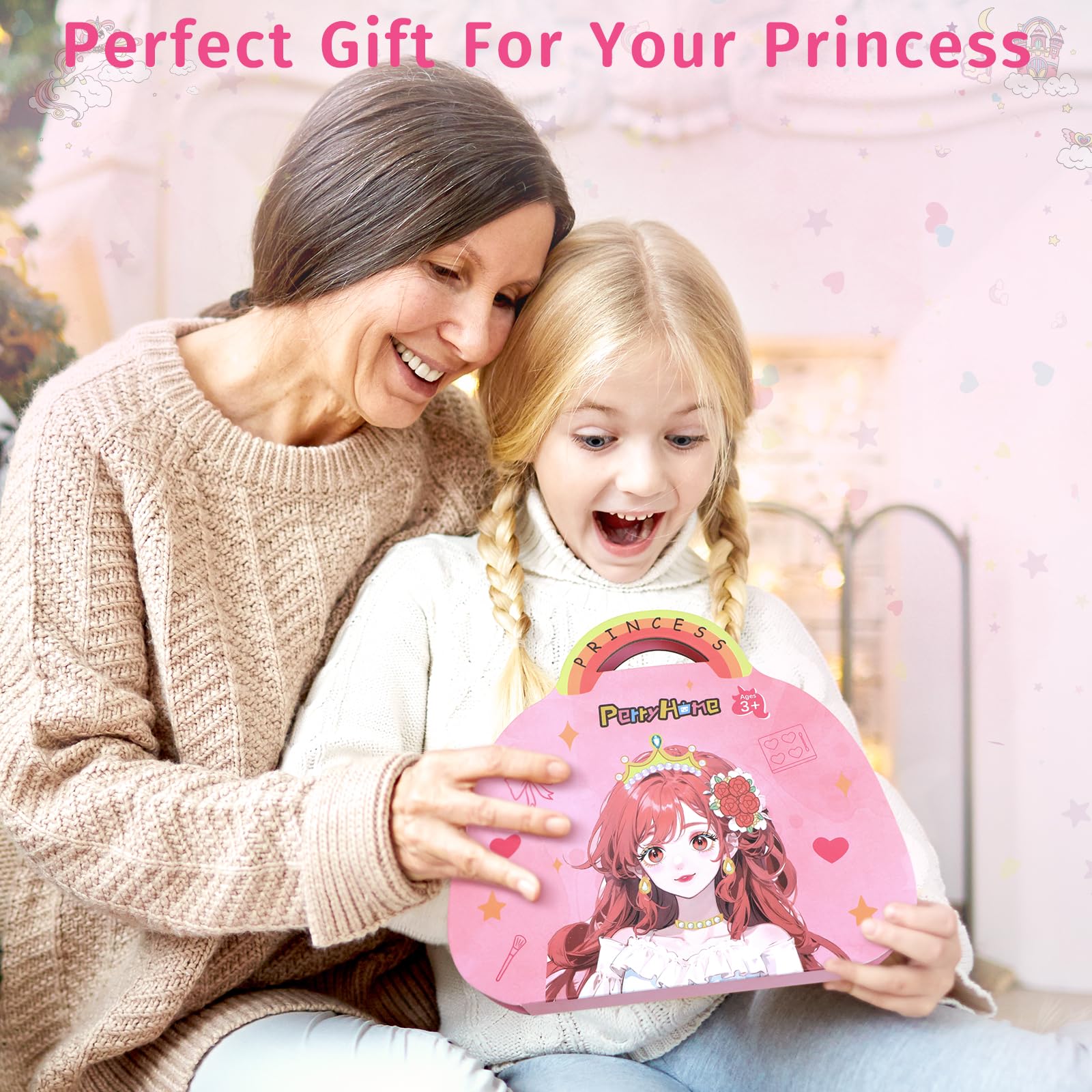 Foto 7 pulgar | Kit De Manualidades Perryhome Diy Art De Papel Para Disfraz De Princesa, 3 En 1 - Venta Internacional.