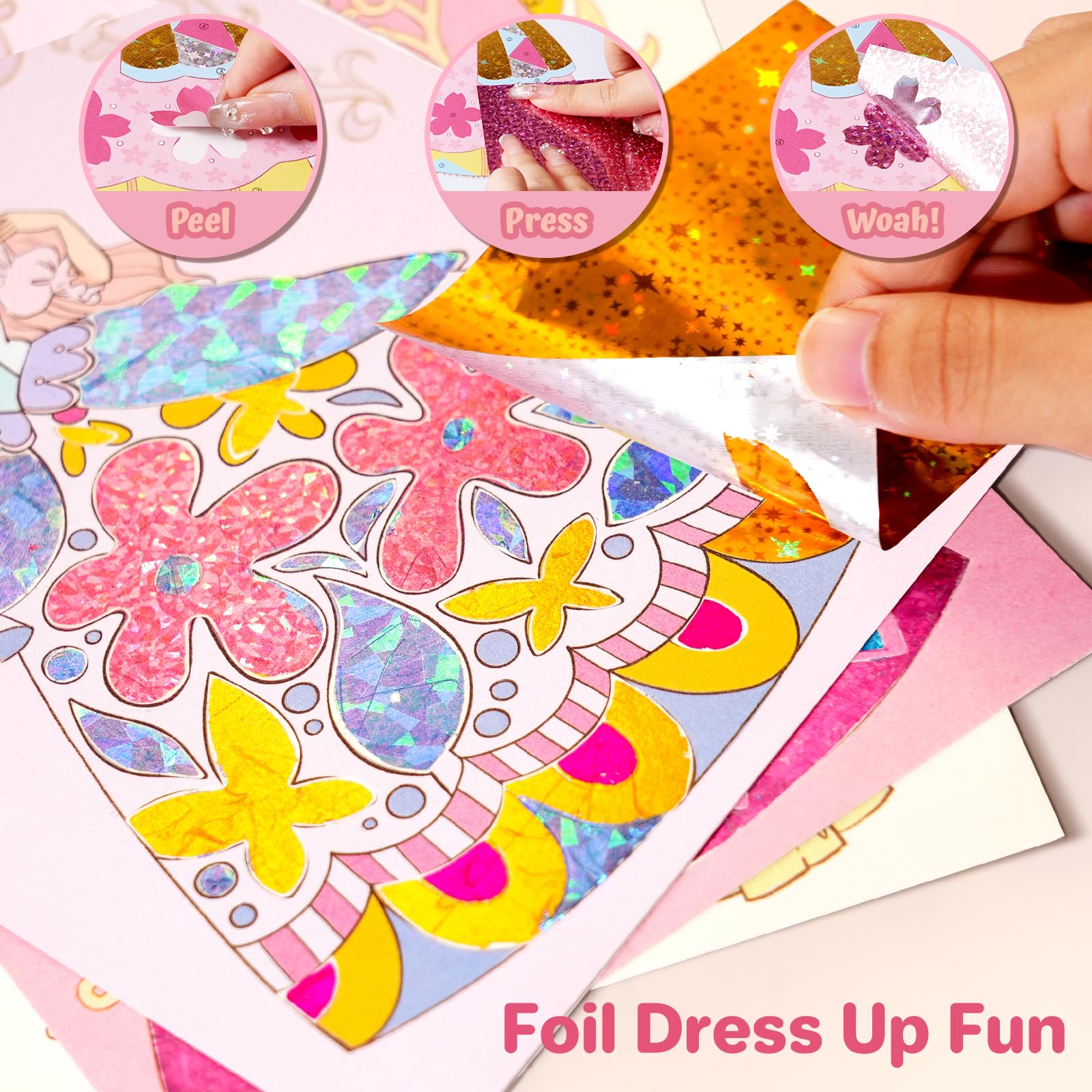 Foto 6 pulgar | Kit De Manualidades Jar Melo, Diseño De Princesa, 4 En 1, Con Maquillaje Y Pegatinas - Venta Internacional.
