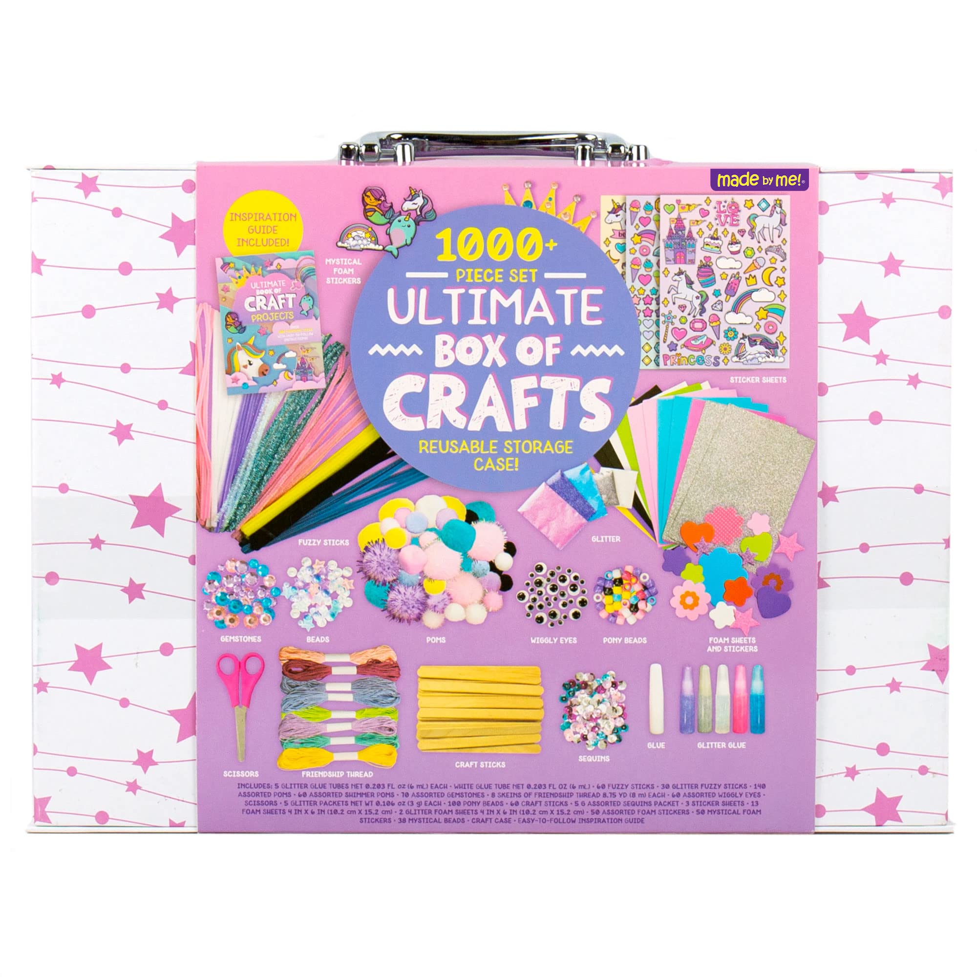 Foto 8 pulgar | Caja De Manualidades Hecha Por Mí Ultimate Unicorn Con 1000 Piezas Para Niños - Venta Internacional.