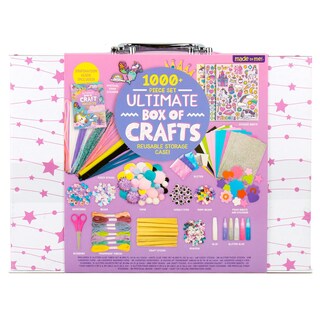 Foto 7 | Caja De Manualidades Hecha Por Mí Ultimate Unicorn Con 1000 Piezas Para Niños - Venta Internacional.