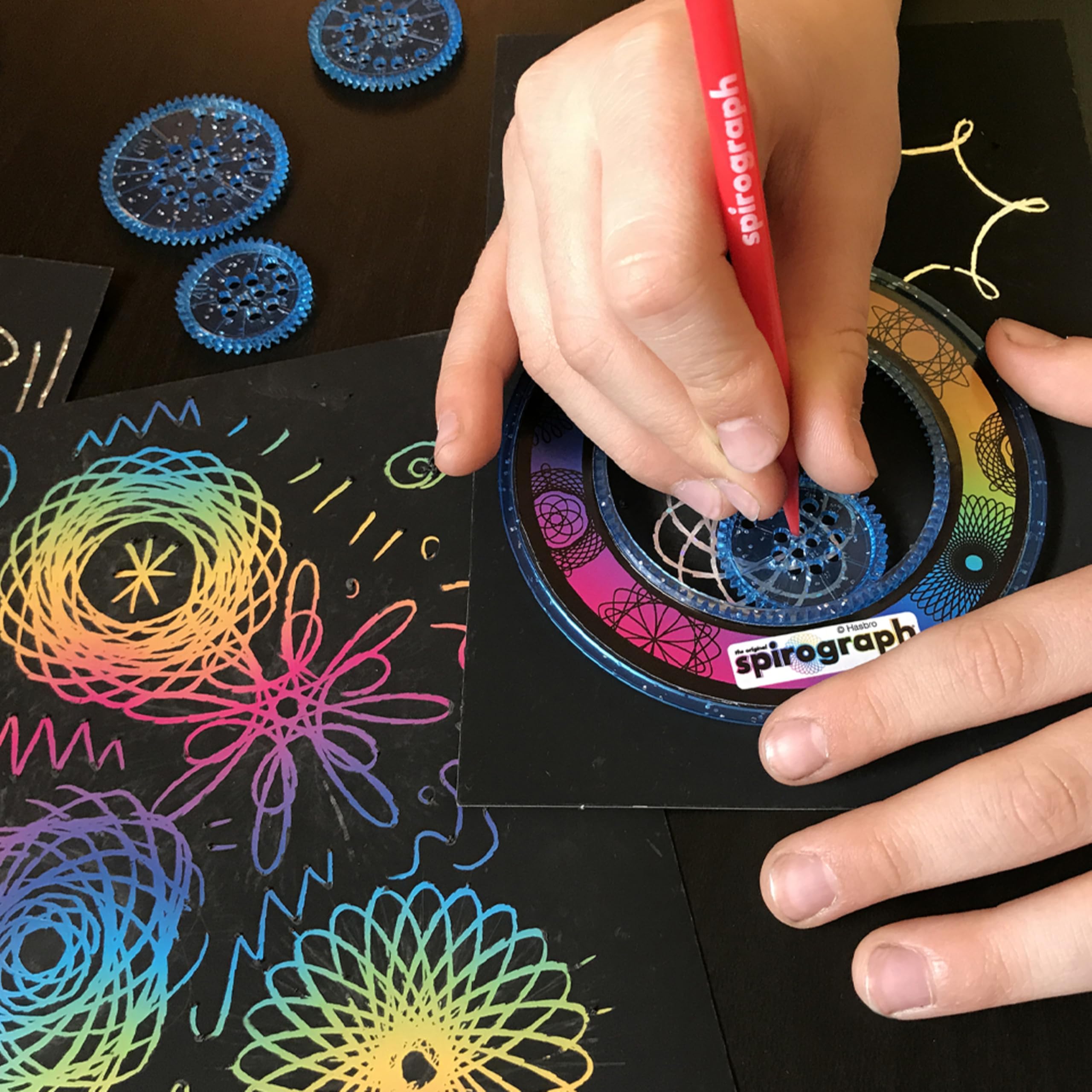 Foto 3 pulgar | Kit De Dibujo Para Manualidades Spirograph Scratch & Shimmer - Venta Internacional.