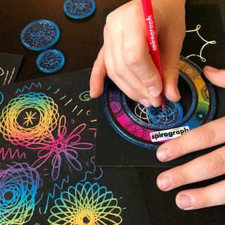 Foto 2 | Kit De Dibujo Para Manualidades Spirograph Scratch & Shimmer - Venta Internacional.