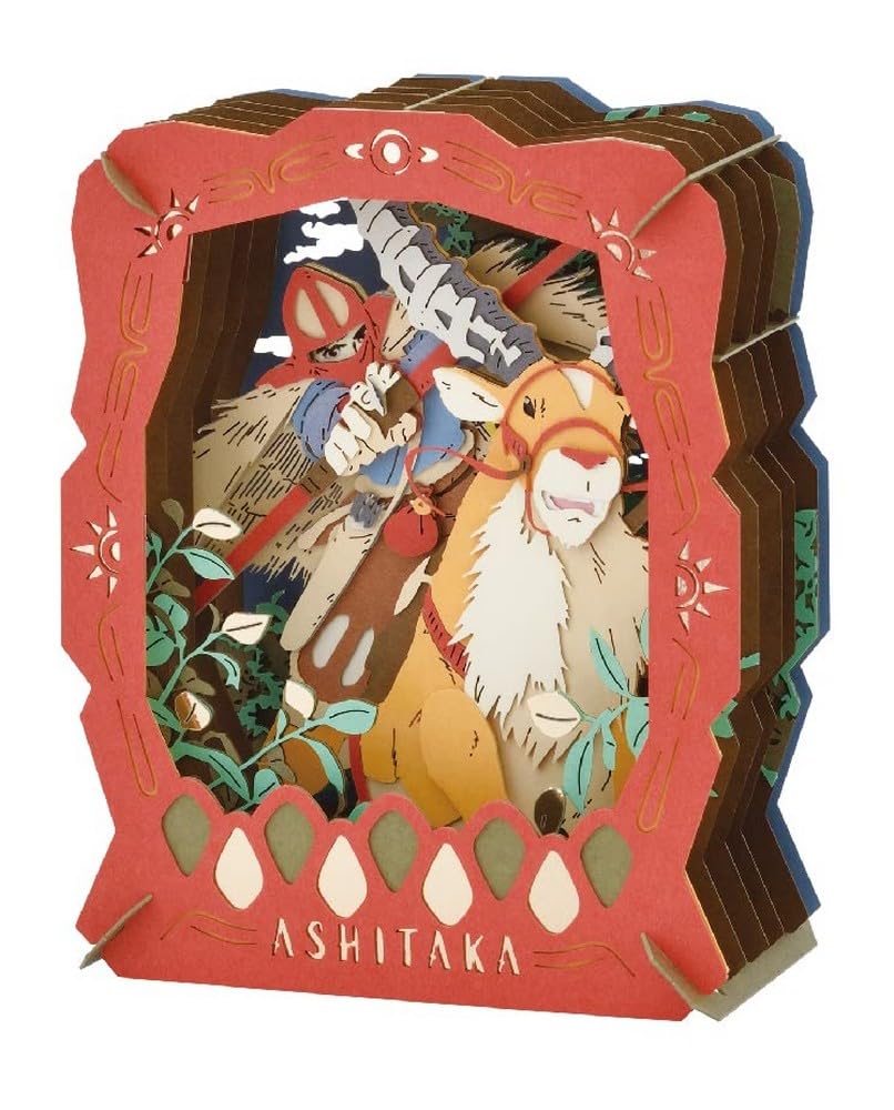 Foto 2 pulgar | Paper Theater Craft Ensky Princess Mononoke Ashitaka - Venta Internacional