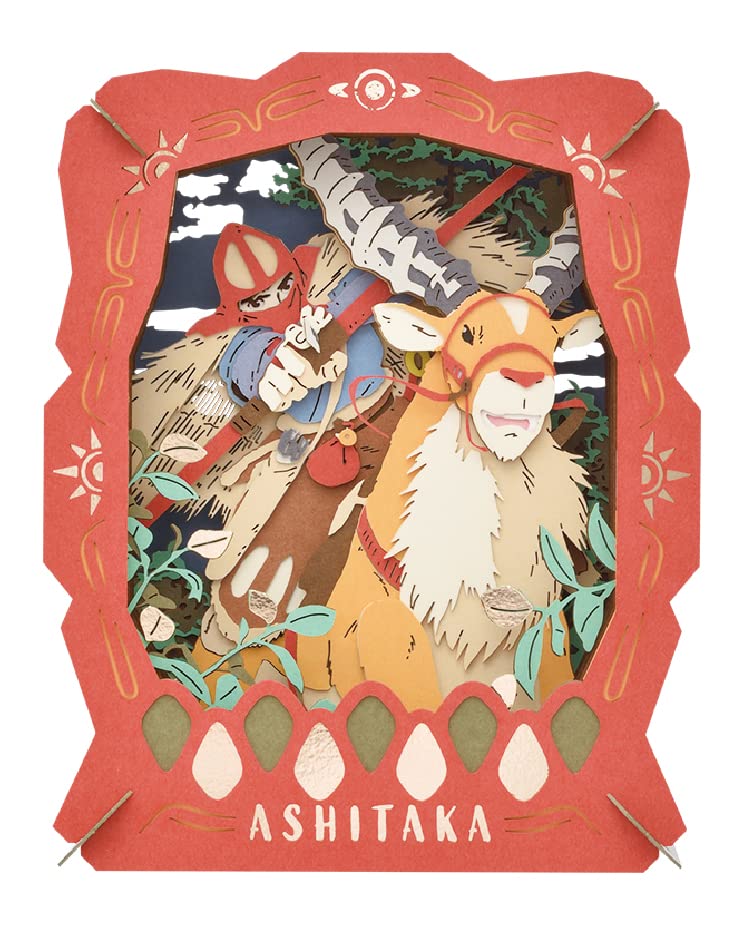 Foto 3 pulgar | Paper Theater Craft Ensky Princess Mononoke Ashitaka - Venta Internacional