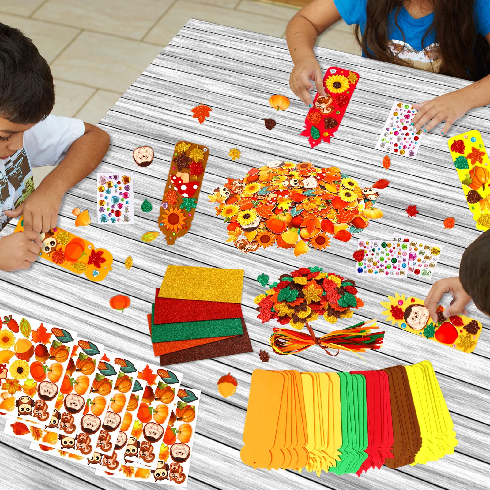 Foto 7 | Marcador Craft Kit Fancy Land Fall Con Pegatinas De Espuma Para Niños - Venta Internacional.