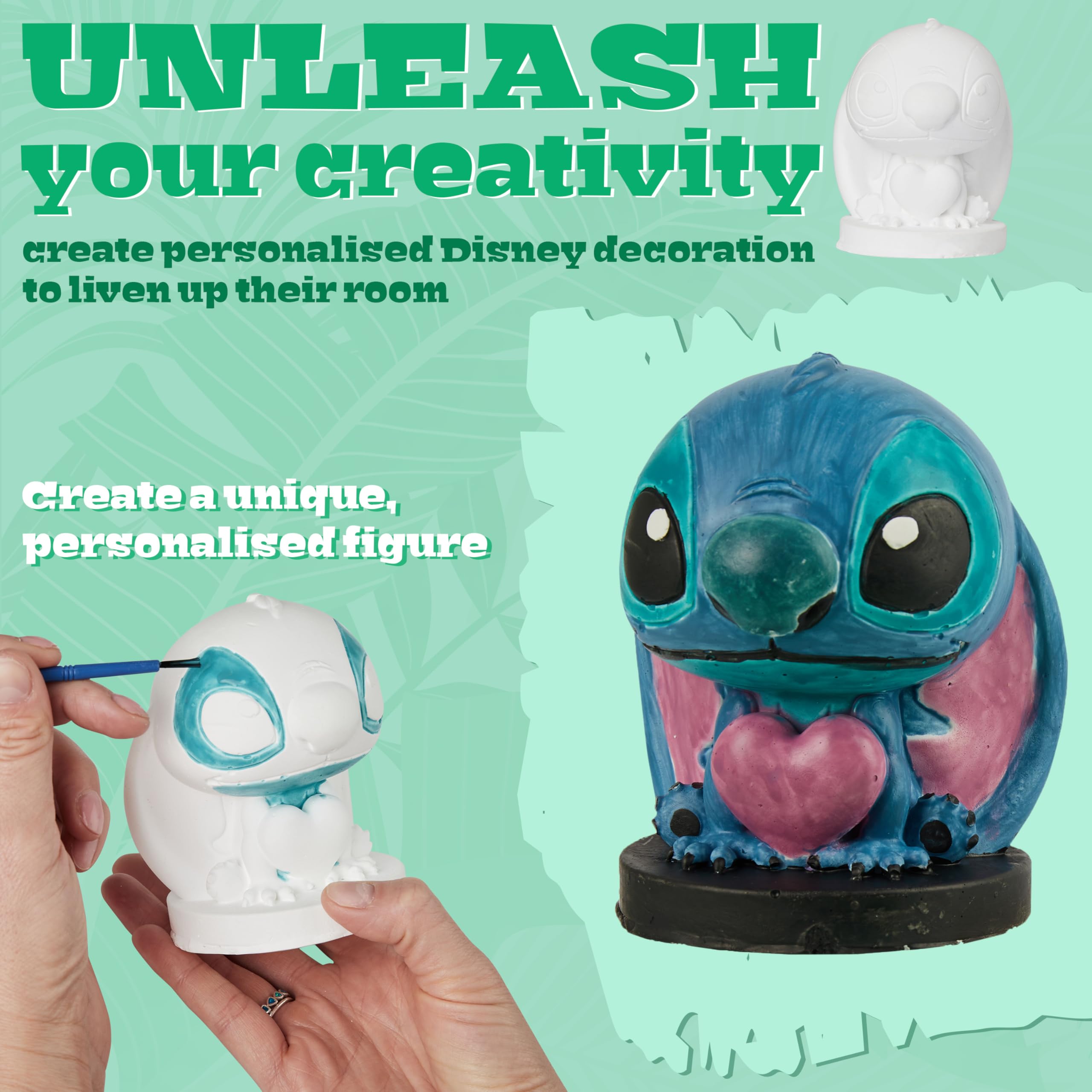 Foto 6 pulgar | Diy Crafts Disney Stitch Para Niños Pinta Tu Propia Figura, 1 Paquete - Venta Internacional.
