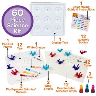 Foto 2 | Kit Científico Crayola Paper Butterflies Con Tinta Y Rotuladores Para Más De 7 Años - Venta Internacional.