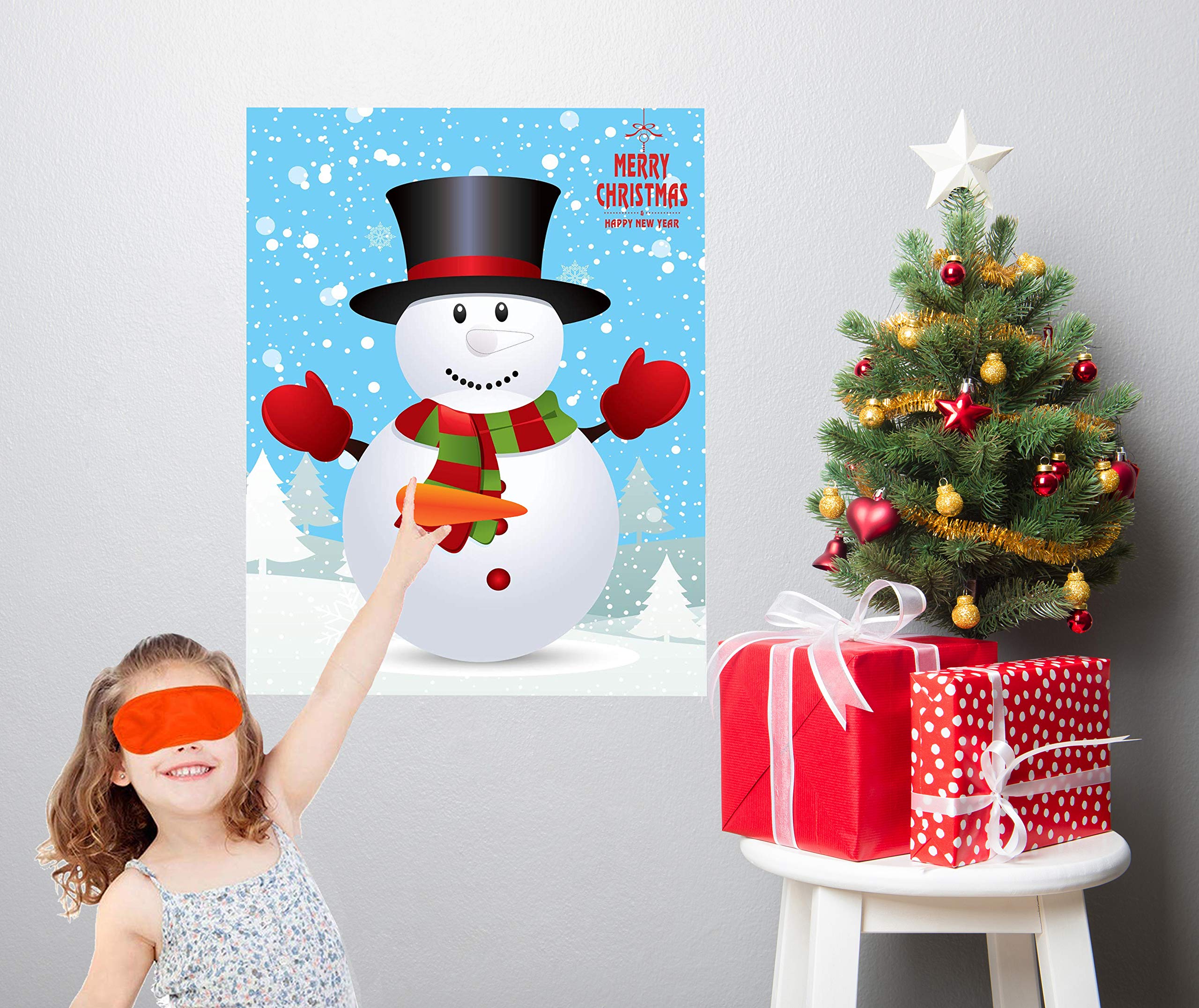 Foto 3 pulgar | Juegos de Navidad Miss Fantasy Pin Nose On Snowman Kids - Venta Internacional