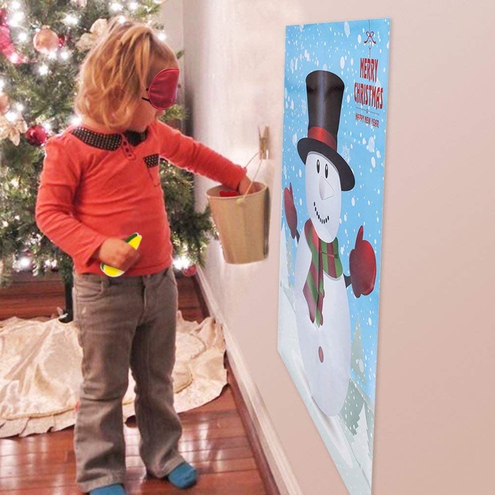 Foto 8 pulgar | Juegos de Navidad Miss Fantasy Pin Nose On Snowman Kids - Venta Internacional
